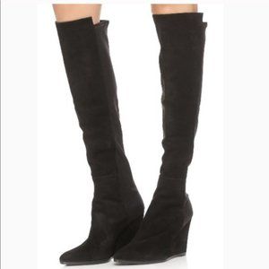 Shipping for Stuart Weitzman Demiswoon Suede Wedge Boot size 9.5